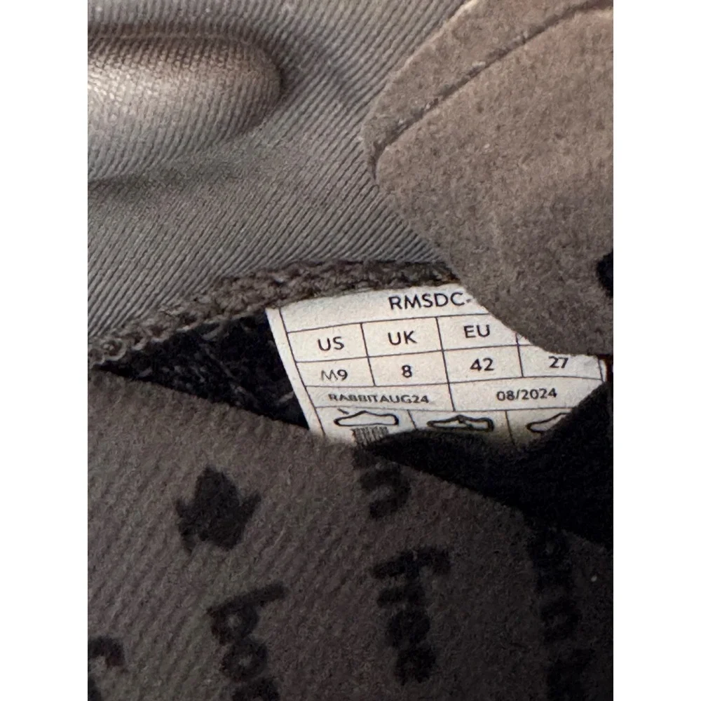 Rabbit‎ Dream Chaser Mens 9 Running Shoes Black Grey RMSDC-1_BLACK New in Box